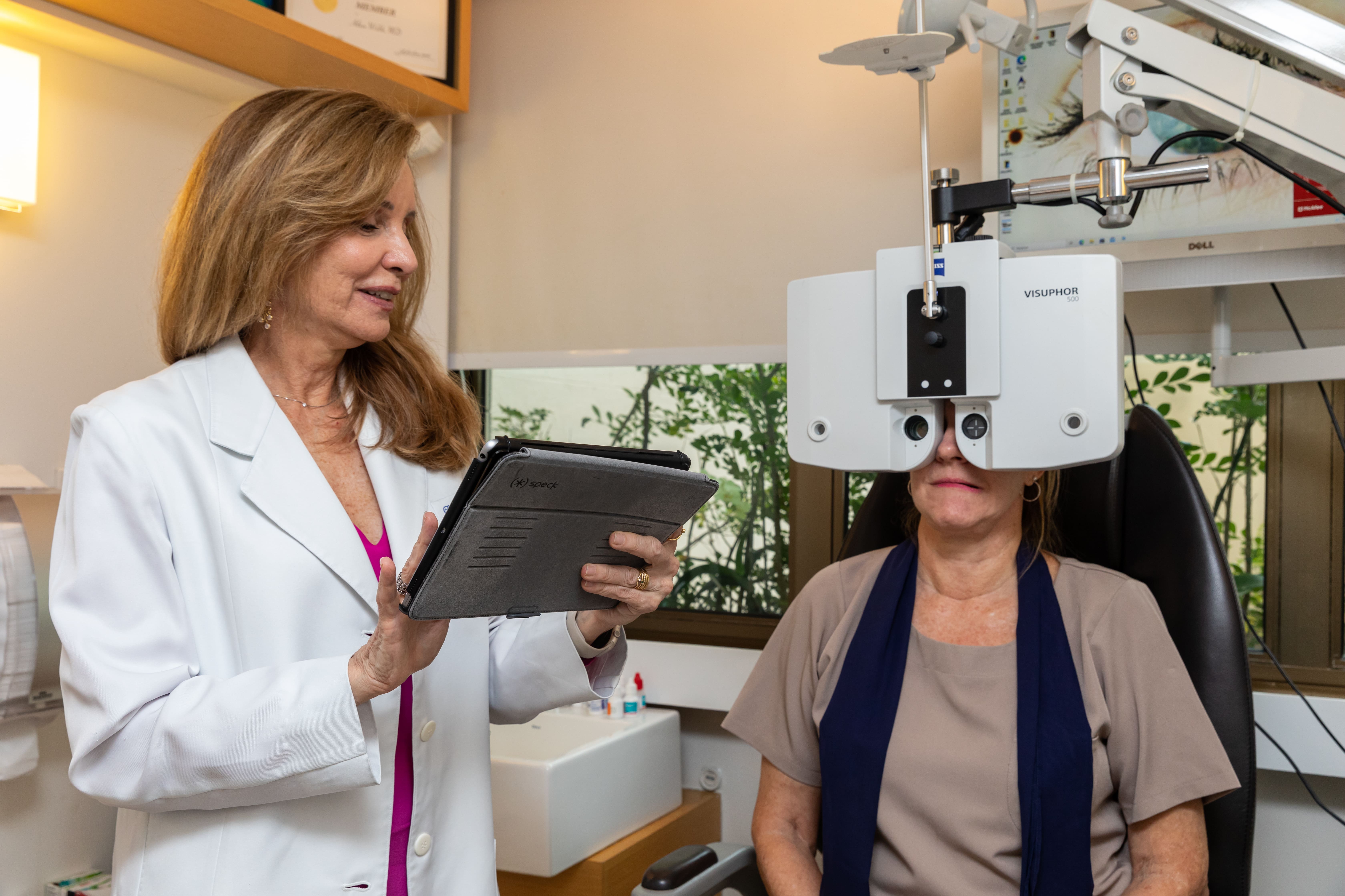 Imagem de consulta oftalmológica